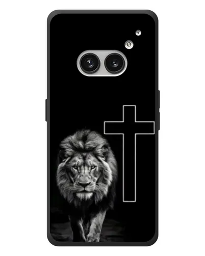 Чехол для Nothing Phone (2a) Plus с картинкой «Лев и Крест»