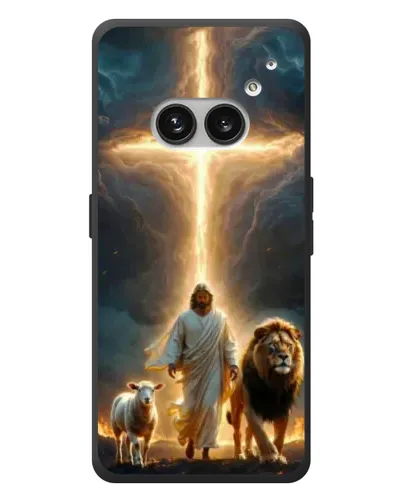 Чехол для Nothing Phone (2a) Plus с картинкой «Лев Иуды и Свет»