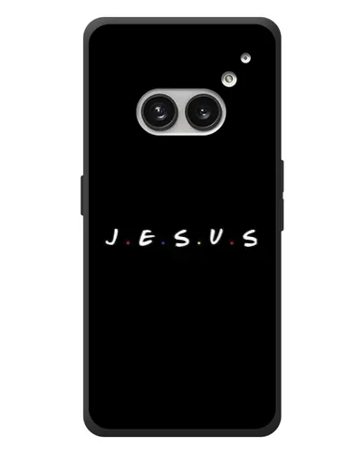 Чехол для Nothing Phone (2a) Plus с картинкой «Точки веры J.E.S.U.S.»