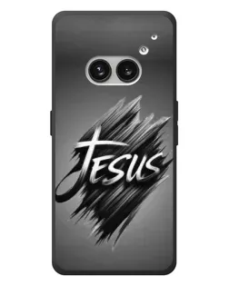 Чехол для Nothing Phone (2a) Plus с картинкой «Надпись Jesus Graffiti»