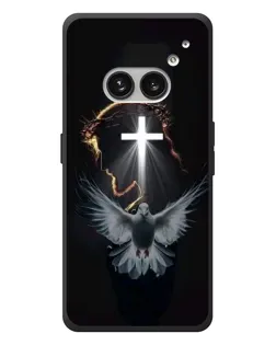 Чехол для Nothing Phone (2a) Plus с картинкой «Голубь и Свет»