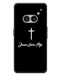 Чехол для Nothing Phone (2a) Plus с картинкой «Иисус любит тебя»