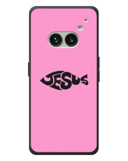 Чехол для Nothing Phone (2a) Plus с картинкой «Розовый символ  Jesus»