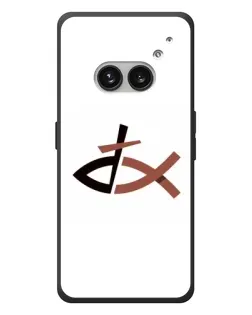 Чехол для Nothing Phone (2a) Plus с картинкой «Рыба и крест»