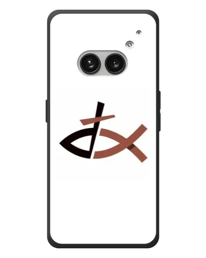 Чехол для Nothing Phone (2a) Plus с картинкой «Рыба и крест»