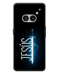 Чехол для Nothing Phone (2a) Plus с картинкой «Меч Духа Jesus»