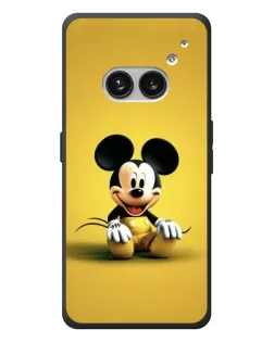 Чехол для Nothing Phone (2a) Plus с картинкой «Микки на желтом»