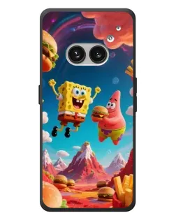 Чехол для Nothing Phone (2a) Plus с картинкой «Космический фастфуд»