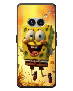 Чехол для Nothing Phone (2a) Plus с картинкой «Губка Боб прыгает»