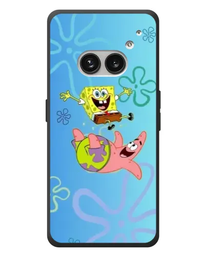 Чехол для Nothing Phone (2a) Plus с картинкой «Спанч Боб и Патрик»