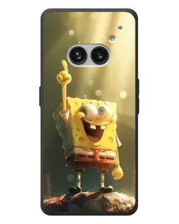 Чехол для Nothing Phone (2a) Plus с картинкой «Сияющий Спанч Боб»