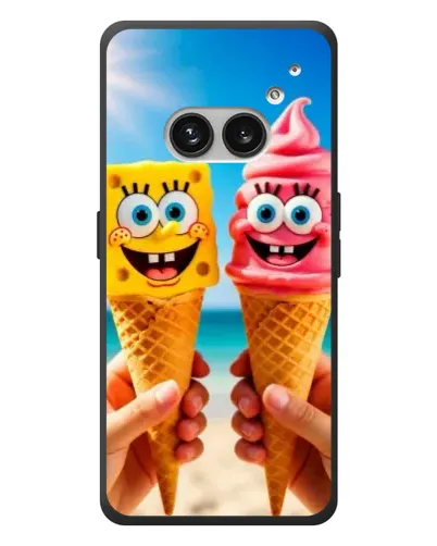 Чехол для Nothing Phone (2a) Plus с картинкой «Спанч Боб мороженое»