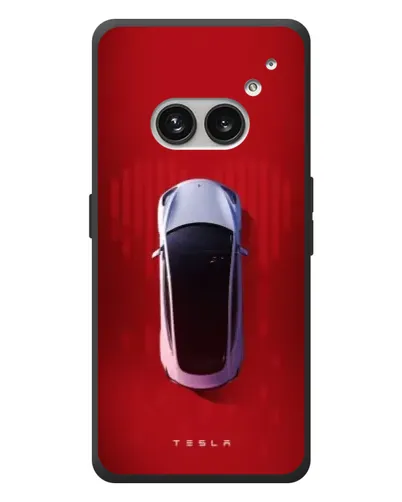 Чехол для Nothing Phone (2a) Plus с картинкой «Tesla Top View»