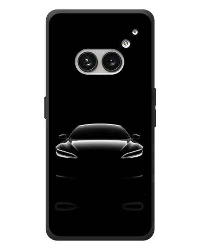 Чехол для Nothing Phone (2a) Plus с картинкой «Силуэт Tesla Night»