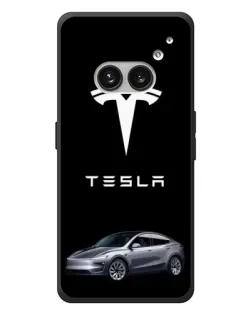 Чехол для Nothing Phone (2a) Plus с картинкой «Tesla Model Y»