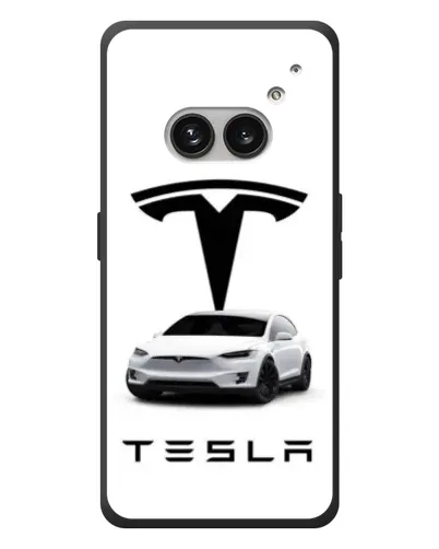 Чехол для Nothing Phone (2a) Plus с картинкой «Tesla White Style»