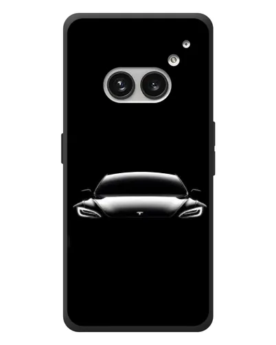 Чехол для Nothing Phone (2a) Plus с картинкой «Фары Tesla Night»