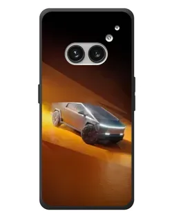 Чехол для Nothing Phone (2a) Plus с картинкой «Cybertruck в пустыне»