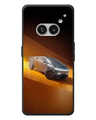 Чехол для Nothing Phone (2a) Plus с картинкой «Cybertruck в пустыне»