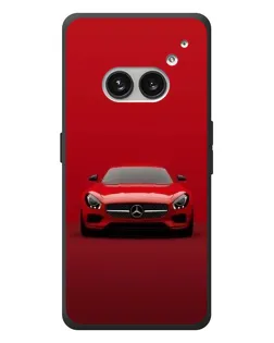Чехол для Nothing Phone (2a) Plus с картинкой «Красный Mercedes AMG»