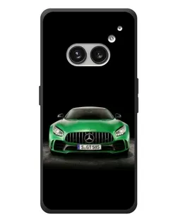 Чехол для Nothing Phone (2a) Plus с картинкой «Mercedes — неоновый лого»