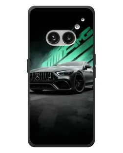 Чехол для Nothing Phone (2a) Plus с картинкой «Темный Mercedes AMG»