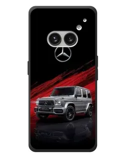 Чехол для Nothing Phone (2a) Plus с картинкой «Mercedes G-Class красный»