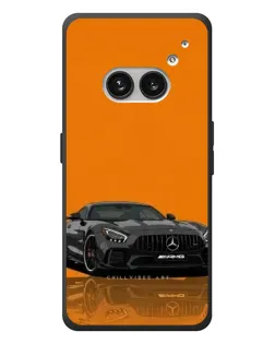 Чехол для Nothing Phone (2a) Plus с картинкой «Оранжевый Mercedes AMG»
