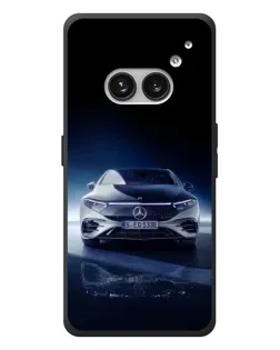 Чехол для Nothing Phone (2a) Plus с картинкой «Ночной Mercedes EQ»