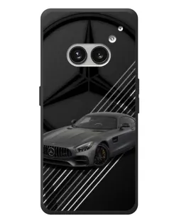 Чехол для Nothing Phone (2a) Plus с картинкой «Mercedes AMG — графика»