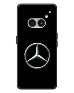 Чехол для Nothing Phone (2a) Plus с картинкой «Mercedes классический лого»