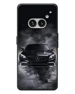 Чехол для Nothing Phone (2a) Plus с картинкой «Mercedes в дыму»