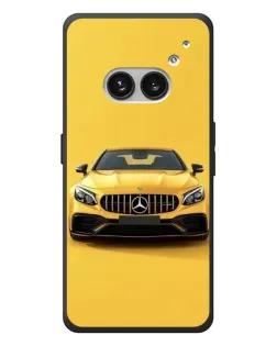 Чехол для Nothing Phone (2a) Plus с картинкой «Желтый Mercedes GT»