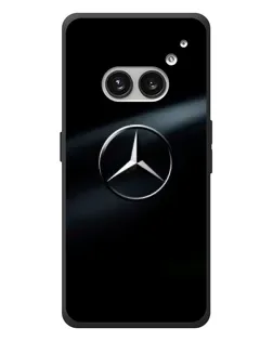 Чехол для Nothing Phone (2a) Plus с картинкой «Mercedes на металле»