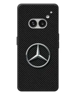 Чехол для Nothing Phone (2a) Plus с картинкой «Карбоновый Mercedes стиль»
