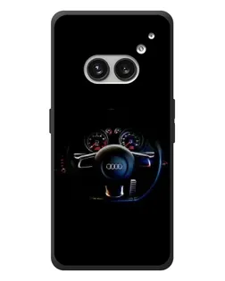 Чохол для Nothing Phone (2a) Plus з картинкою «Салон Audi — кермо»