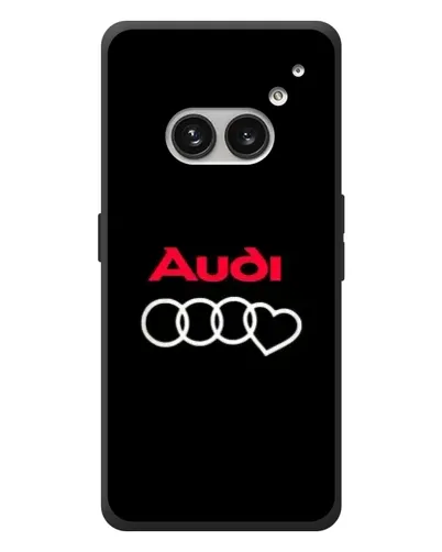 Чехол для Nothing Phone (2a) Plus с картинкой «Логотип Audi Heart»