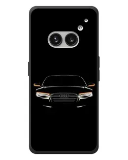 Чехол для Nothing Phone (2a) Plus с картинкой «Audi — ночной контур»