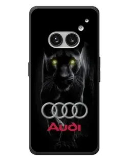 Чехол для Nothing Phone (2a) Plus с картинкой «Пантера и Audi»
