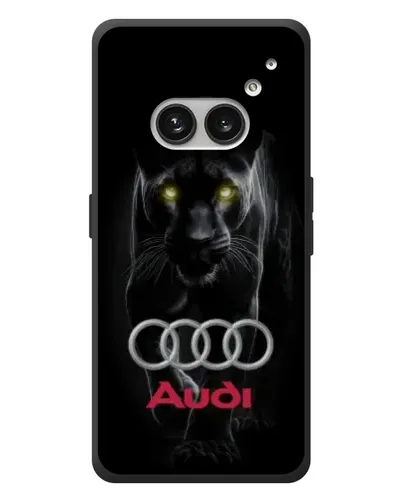 Чехол для Nothing Phone (2a) Plus с картинкой «Пантера и Audi»