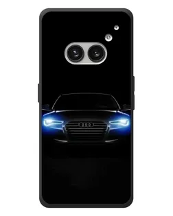 Чехол для Nothing Phone (2a) Plus с картинкой «Audi в неоне»