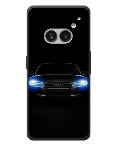 Чехол для Nothing Phone (2a) Plus с картинкой «Audi в неоне»