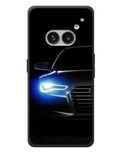 Чехол для Nothing Phone (2a) Plus с картинкой «Неоновый взгляд Audi»