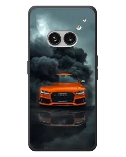 Чехол для Nothing Phone (2a) Plus с картинкой «Audi в облаках дыма»