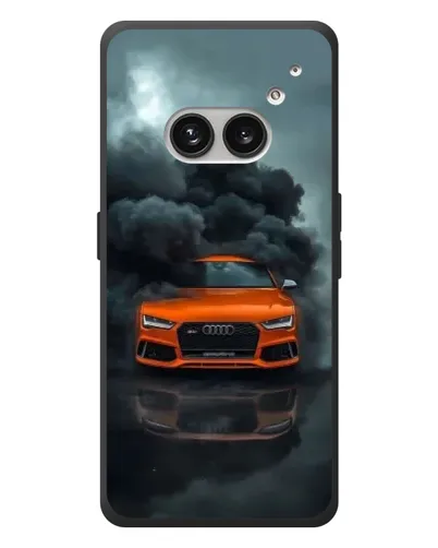 Чехол для Nothing Phone (2a) Plus с картинкой «Audi в облаках дыма»