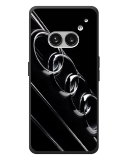 Чехол для Nothing Phone (2a) Plus с картинкой «Audi — абстрактные кольца»