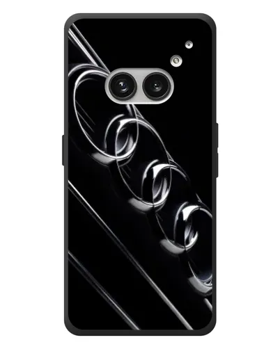 Чехол для Nothing Phone (2a) Plus с картинкой «Audi — абстрактные кольца»