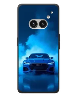 Чехол для Nothing Phone (2a) Plus с картинкой «Audi — голубая энергия»