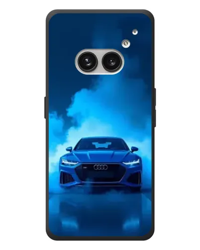 Чехол для Nothing Phone (2a) Plus с картинкой «Audi — голубая энергия»