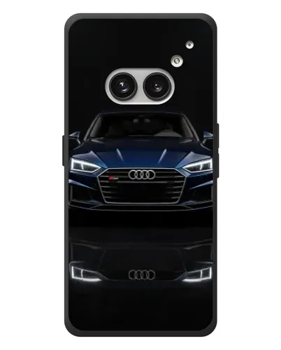 Чехол для Nothing Phone (2a) Plus с картинкой «Audi — ночное отражение»